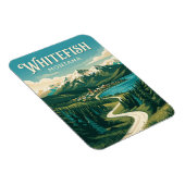 Magnet Flexible Whitefish États-Unis (Côté Droit)