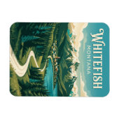 Magnet Flexible Whitefish États-Unis (Horizontal)