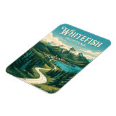 Magnet Flexible Whitefish États-Unis (Côté Gauche)