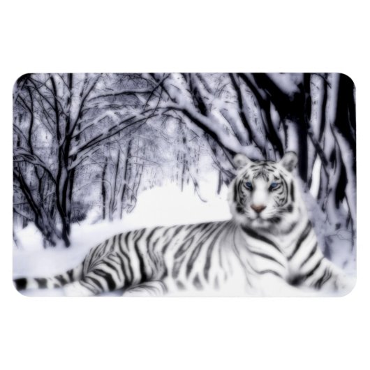 Magnet Flexible WhiteTiger (Horizontal)