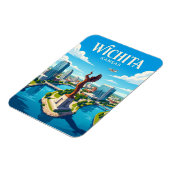Magnet Flexible Wichita Kansas (Côté Gauche)