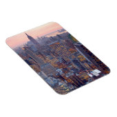 Magnet Flexible Wide view of Manhattan at sunset (Côté Droit)