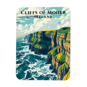 Magnet Flexible Wild Atlantic Way Irlande Falaises de Moher