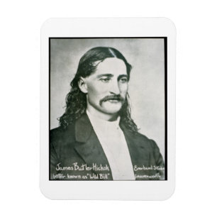Magnet Flexible 'Wild Bill' Hickok (b/w photo)