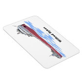 Magnet Flexible Wilfred Sykes, cargo des Grands Lacs, pont droit (Côté Droit)