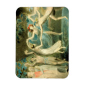 Magnet Flexible William Blake Oberon, Titania et Puck avec Fairie (Vertical)