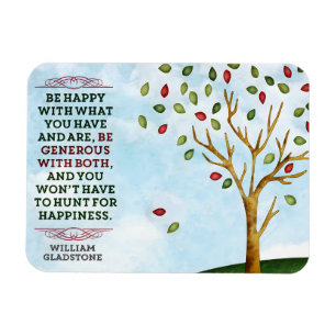 Magnet Flexible William Gladstone Citation Inspirationnelle "Bonhe