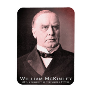 Magnet Flexible William McKinley, président américain du "roi des