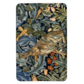 Magnet Flexible William Morris Forest Rabbit Floral Art (Vertical)