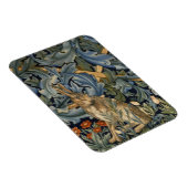 Magnet Flexible William Morris Forest Rabbit Floral Art (Côté Droit)