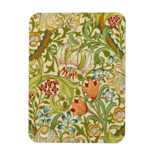 Magnet Flexible William Morris Golden Lily Vintage Pré-Raphaélite