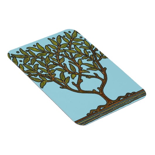 Magnet Flexible William Morris Tree Frieze Fond d'écran floral (Côté Droit)