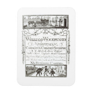 Magnet Flexible William Woodward, Nightman, Carman et cheminée Sw