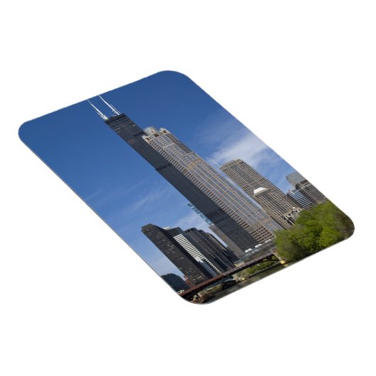 Magnet Flexible Willis Tower (anciennement Sears Tower) se profile (Côté Droit)