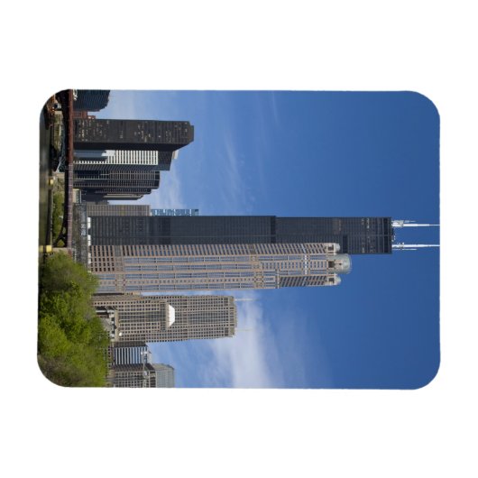 Magnet Flexible Willis Tower (anciennement Sears Tower) se profile (Horizontal)