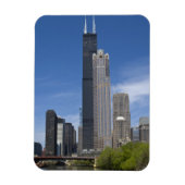 Magnet Flexible Willis Tower (anciennement Sears Tower) se profile (Vertical)