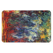 Magnet Flexible Willow pleuvoir à Giverny (par Claude Monet) (Horizontal)