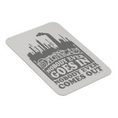 Magnet Flexible Willy Wonka Factory - Personne N'Entre Jamais (Côté Droit)