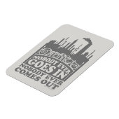 Magnet Flexible Willy Wonka Factory - Personne N'Entre Jamais (Côté Gauche)