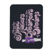 Magnet Flexible Willy Wonka - Les créateurs de musique, les rêveur (Vertical)