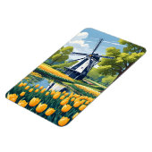 Magnet Flexible Windmills Pays-Bas (Côté Gauche)