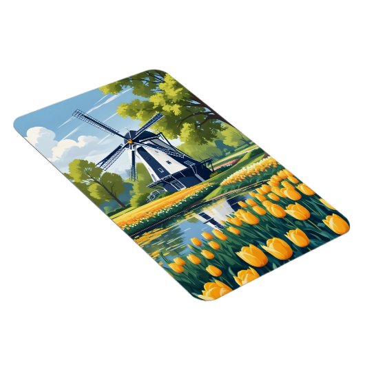 Magnet Flexible Windmills Pays-Bas (Côté Droit)