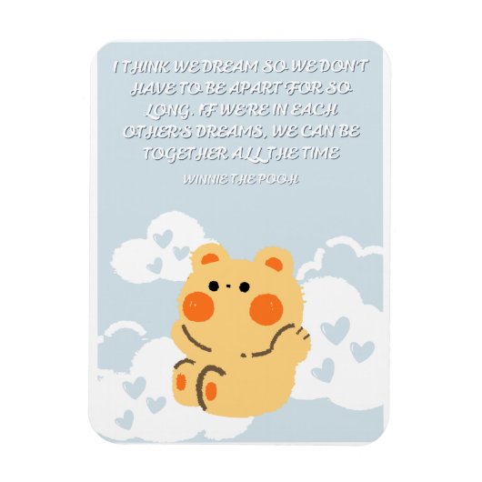 Magnet Flexible Winnie the Pooh (Vertical)