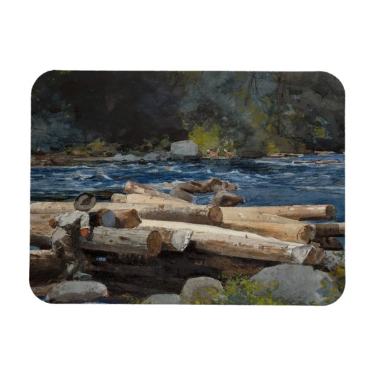 Magnet Flexible Winslow Homer - Hudson River (Horizontal)