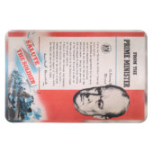Magnet Flexible Winston Churchill, Réimpression de l'affiche de Br (Horizontal)