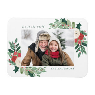 Magnet Flexible Winter Garden Holiday Photo