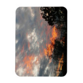 Magnet Flexible Winter Sunset Nature Paysage Photographie (Vertical)