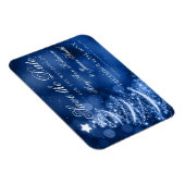 Magnet Flexible Winter Wonderland Noël Mariage Enregistrer La Date (Côté Droit)