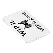 Magnet Flexible WIP It Good Crochet Crafts (Côté Droit)