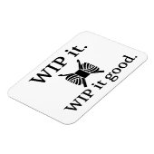 Magnet Flexible WIP It Good Crochet Crafts (Côté Gauche)