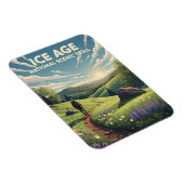 Magnet Flexible Wisconsin Ice Age National Pittoresque Trail Trave (Côté Droit)
