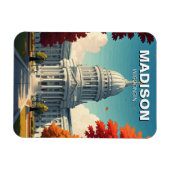 Magnet Flexible Wisconsin Madison State Capitol (Horizontal)