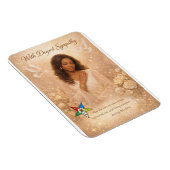 Magnet Flexible With Deepest Sympathy — Order of the Eastern Star  (Côté Droit)