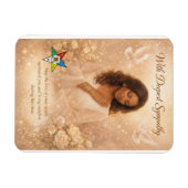 Magnet Flexible With Deepest Sympathy — Order of the Eastern Star  (Horizontal)