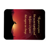 Magnet Flexible Wolf et ciel nocturne Personne n'est parfait (Horizontal)