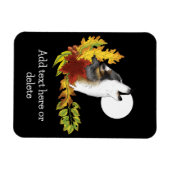 Magnet Flexible Wolf Howling Moon (Horizontal)