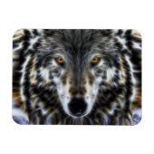Magnet Flexible Wolf Inspiration intense Portrait (Horizontal)