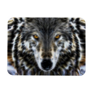 Magnet Flexible Wolf Inspiration intense Portrait