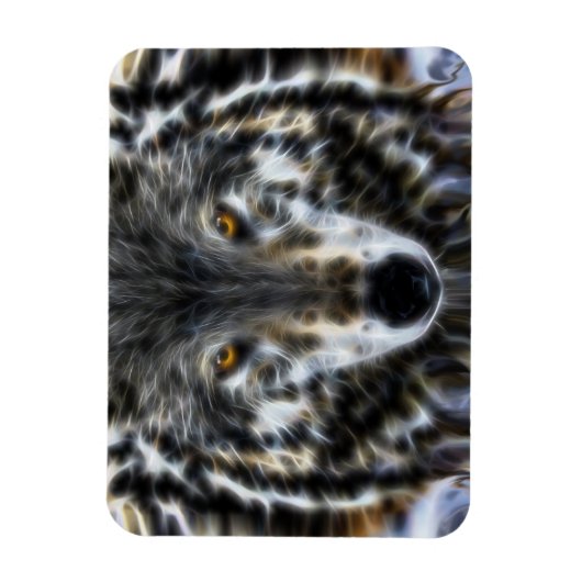 Magnet Flexible Wolf Inspiration intense Portrait (Vertical)
