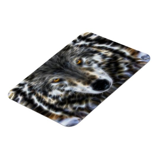 Magnet Flexible Wolf Inspiration intense Portrait (Côté Gauche)