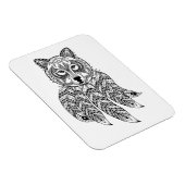 Magnet Flexible Wolf Inspiré Avec Dreamcatcher (Côté Droit)