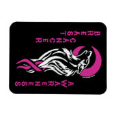 Magnet Flexible Wolf/Lune...Cancer du sein (Horizontal)