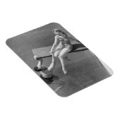 Magnet Flexible Woman on diving board (Côté Droit)