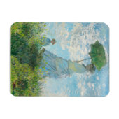 Magnet Flexible Woman with a Parasol  Claude Monet  (Horizontal)