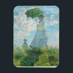 Magnet Flexible Woman with a Parasol  Claude Monet<br><div class="desc">Woman with a Parasol -  Madame Monet and Her Son. Claude Monet. 1875. Reproduction of famous works of art  images in the public domain.</div>