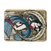 Magnet Flexible Wonder Woman Art Nouveau Panel (Horizontal)